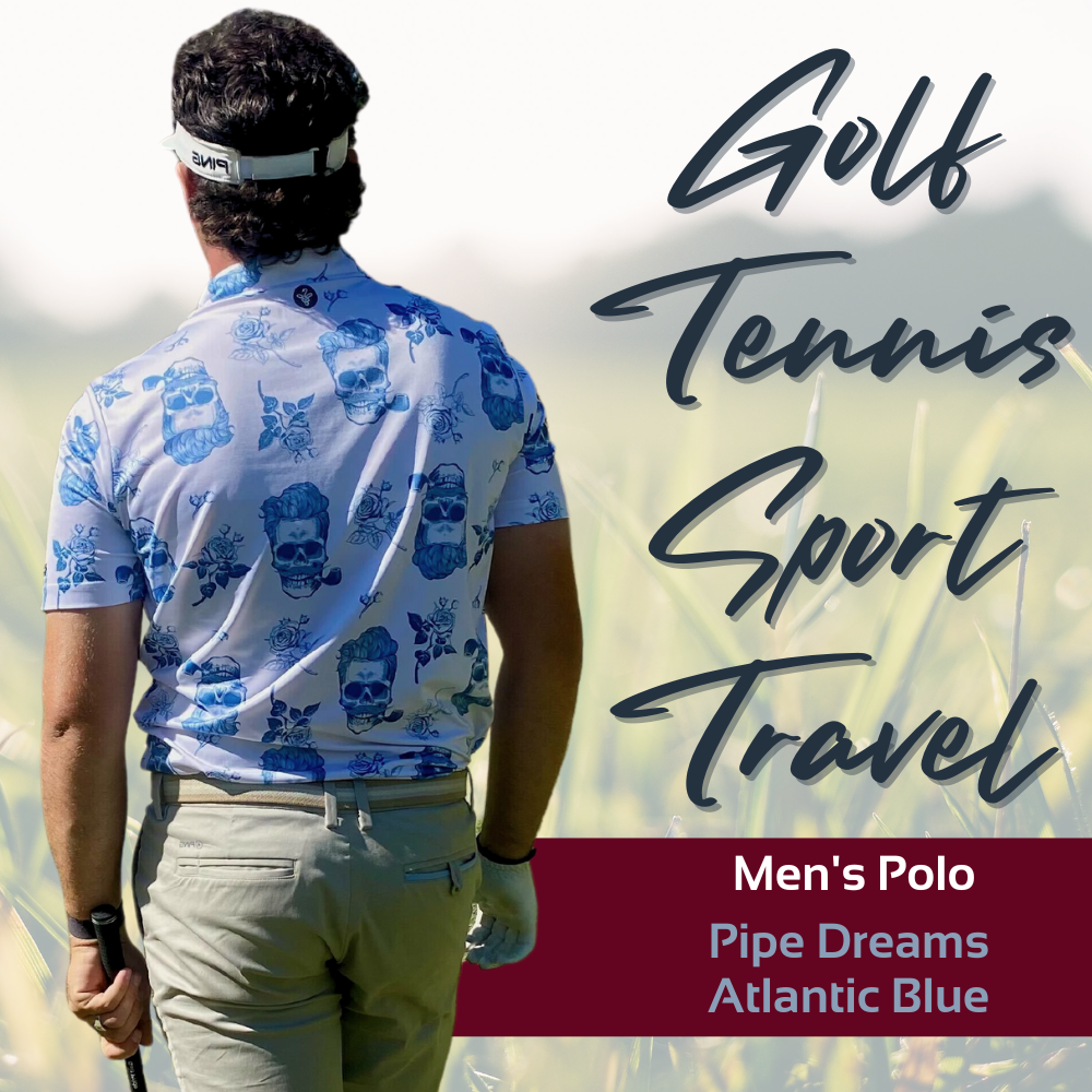 Men's Polo Pipe Dreams Atlantic Blue
