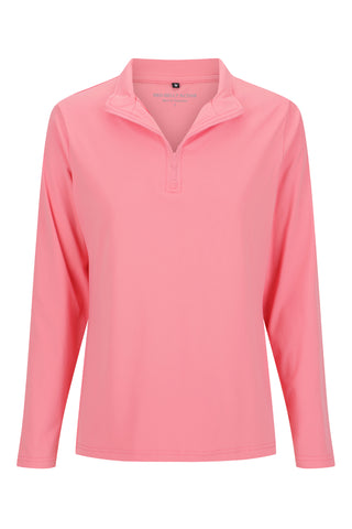 Amber 1/4 Zip - Watermelon