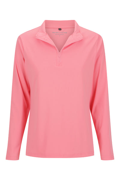 Amber 1/4 Zip - Watermelon