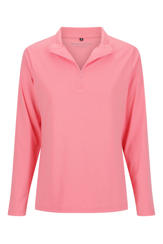 Amber 1/4 Zip - Watermelon