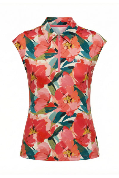 Casey Cap Sleeve - Poppies