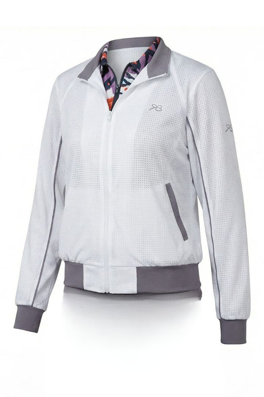 Aerolite Jacket - White/Dusty Plum