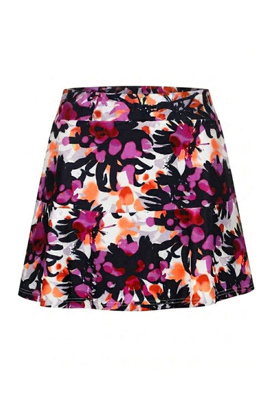 Flare Skort - Orchid Graphic