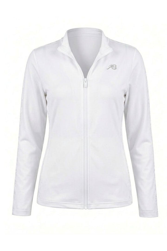 Amber Full Zip - White