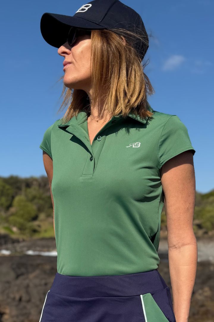 Casey Cap Sleeve - Fairway Green