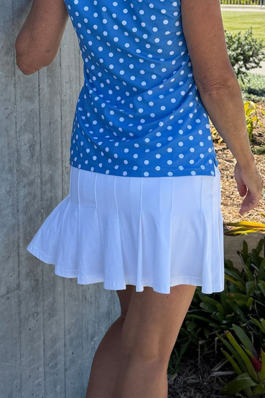 Spin Skort - White