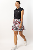 Cha Cha Skort - Ruby Leopard