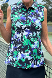 Zoe Sleeveless - Emerald Graphic - PRE-ORDER