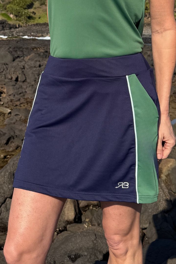 Harper Skort - Navy/Fairway