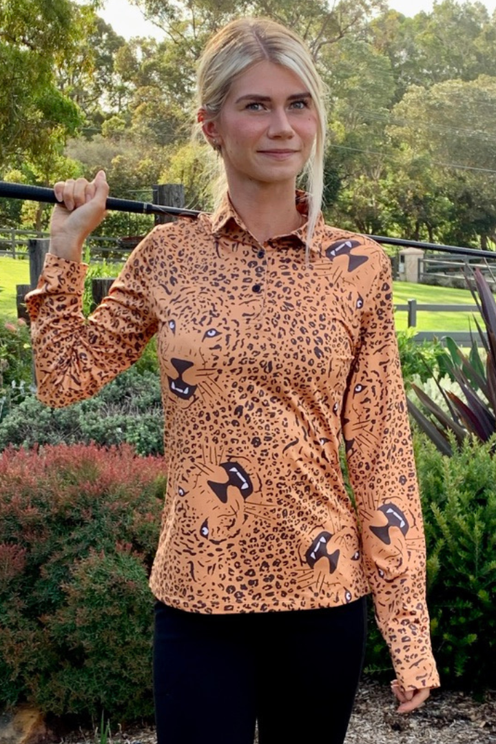 Long Sleeved Polo Wild Cat